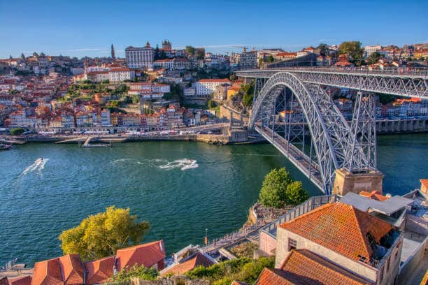 Porto Portugal September 7 2019 Historic center of Porto in Portugal Ramos Pinto High End Relocation Team